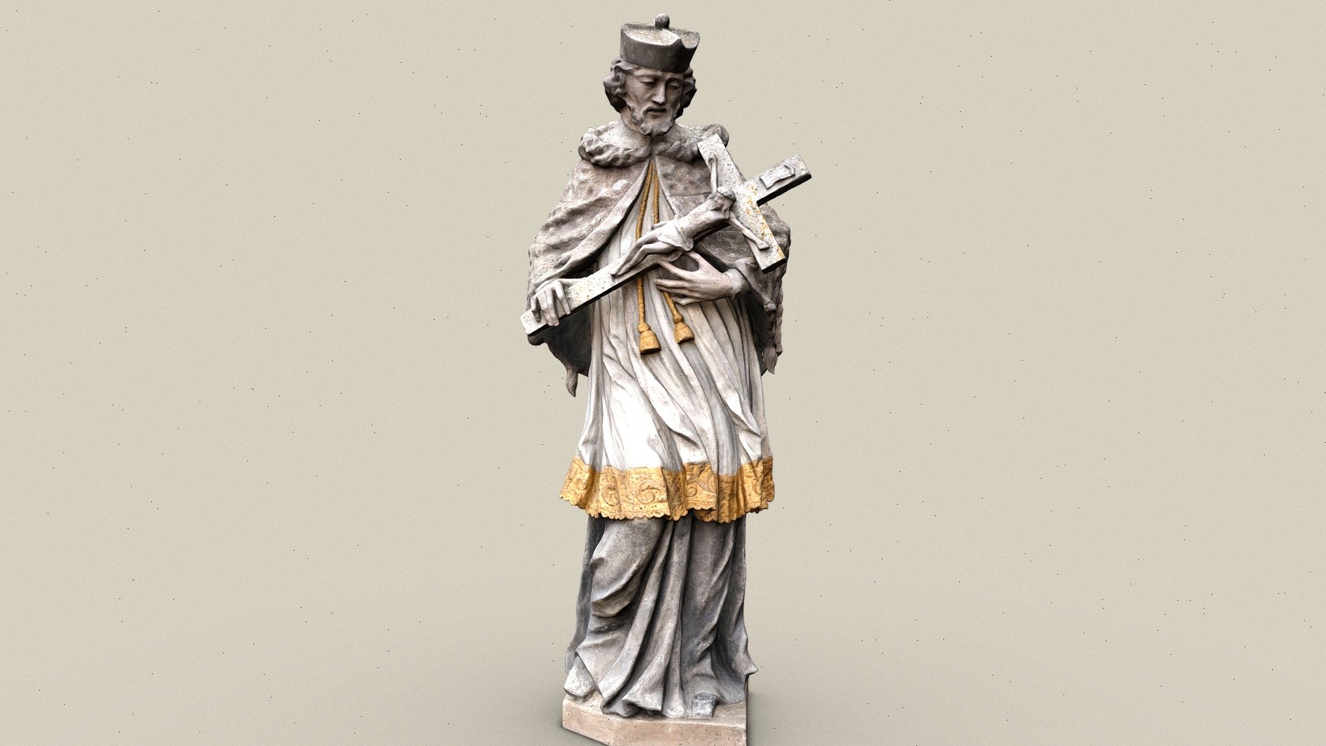 Hl. Nepomuk — Sketchfab embed 3D viewer