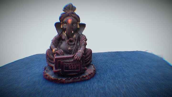 Lord Ganesha Statue 3d Scanned 3D Model