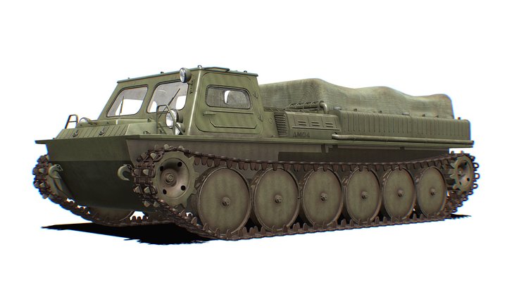 Crawler transporter ГТСМ 3D Model
