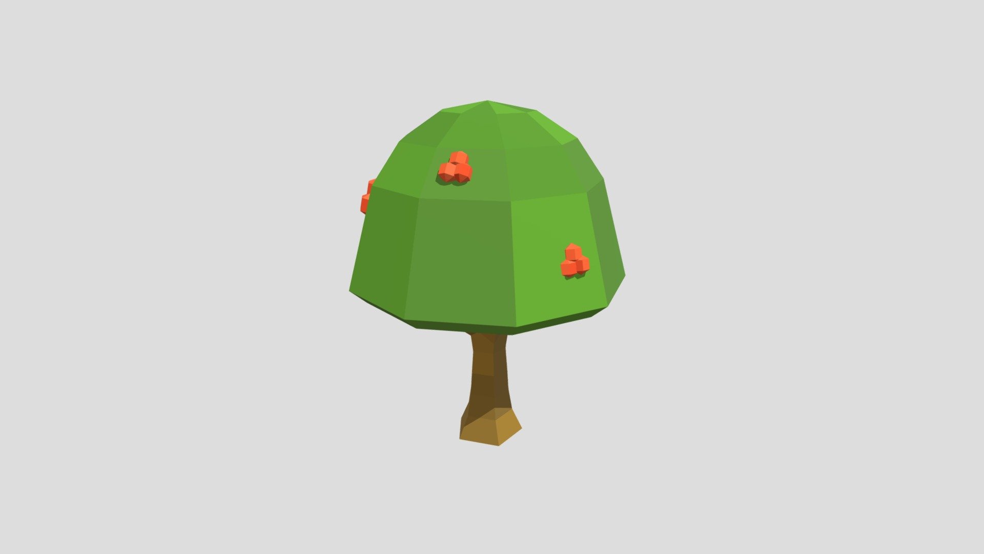 Rowan Tree Low-Poly
