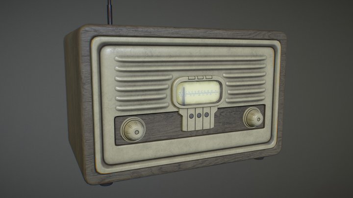 Old Radio (Fallout 4 fan art) 3D Model