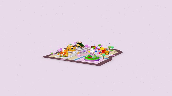 LINE CHEF 3D Model