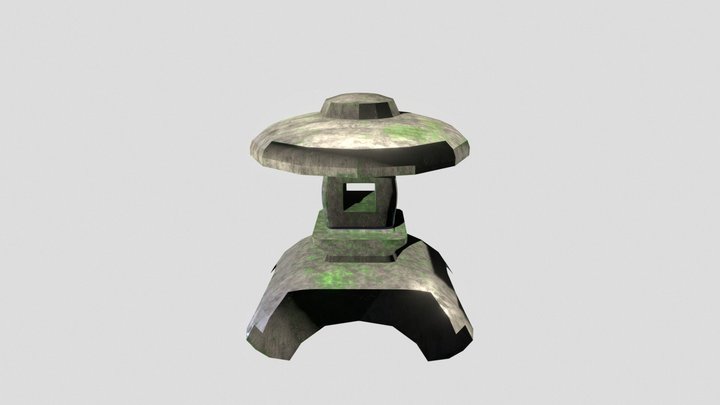 A little shrine/lantern 3D Model