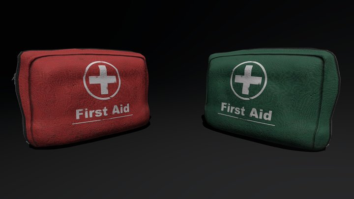 First Aid Kits 3D Model