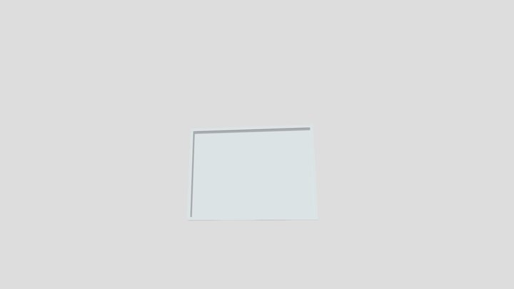 White board | school | simple 3D Model