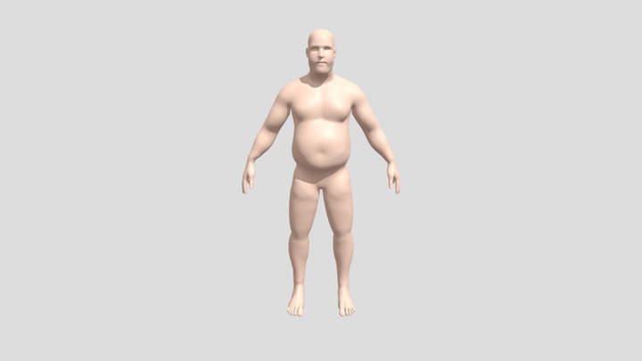 Male Fat 3D Model
