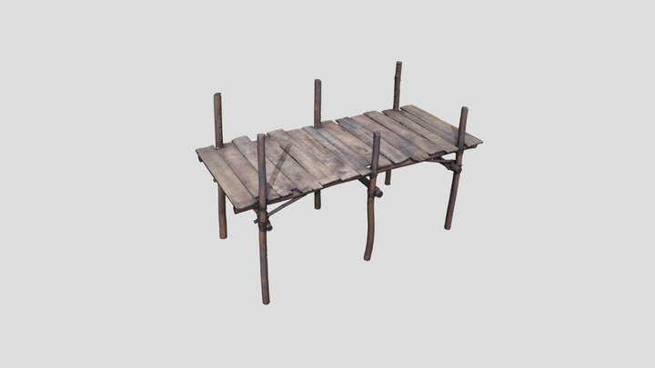 Wooden_Bridge 3D Model