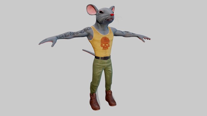 Speedy_Mouse_final_textured 3D Model