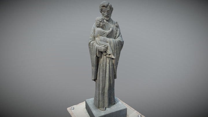 Monumento Sr. San José (Colored Mesh) 3D Model