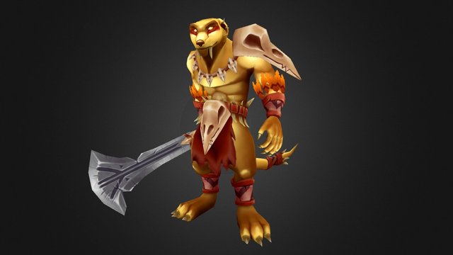 Meer-Beast - Blizzard Student Art Contest 2016 3D Model