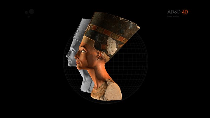 What is the genuine Nefertiti? 3D Model