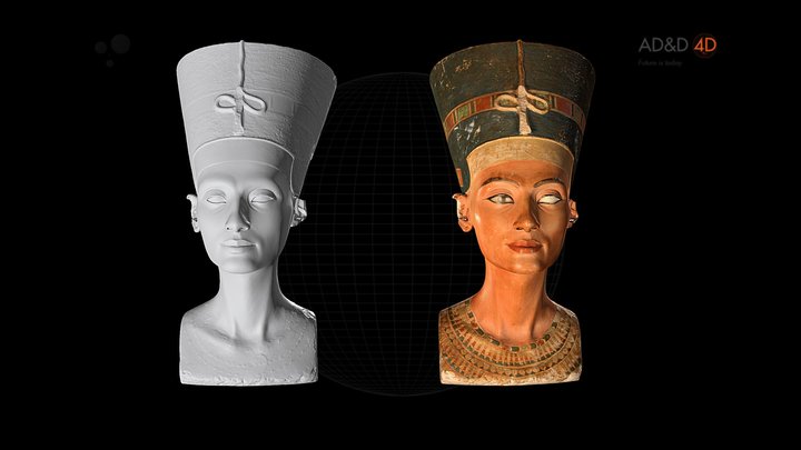 What is the genuine Nefertiti? 3D Model