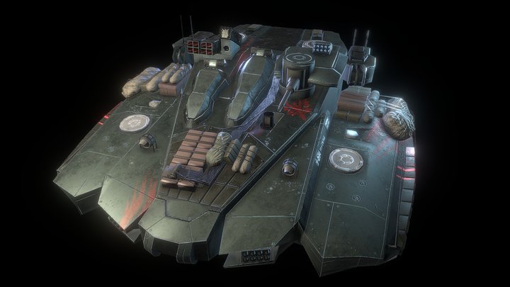 Cyberpunk 2077 Basilisk 3D Model