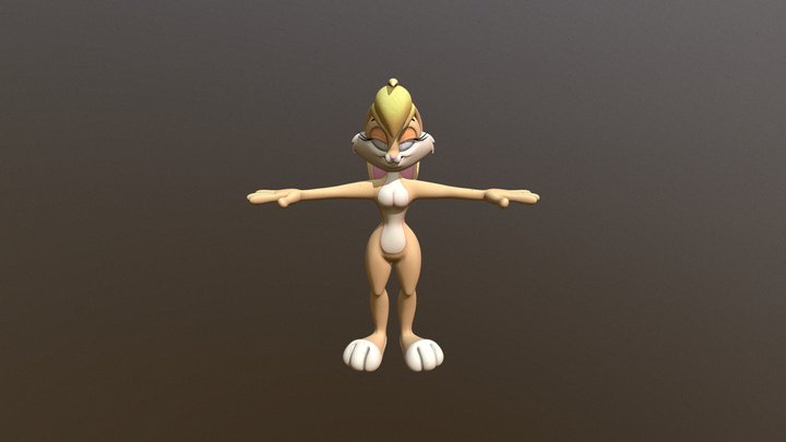 Crouch Death 3D Model