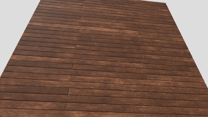 Wooden Floor 3D Model