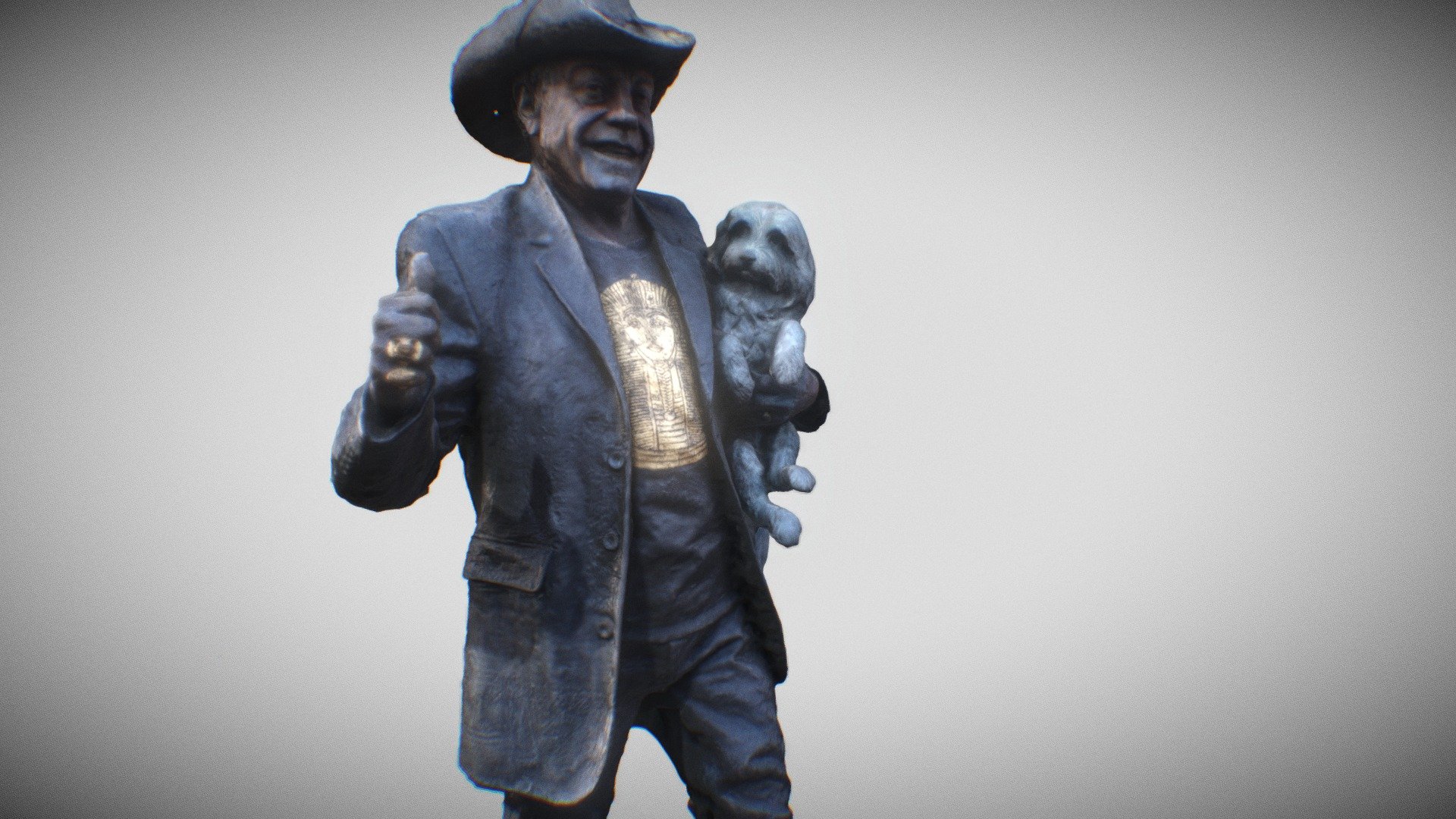 Molly Meldrum sculpture, Richmond, Melbourne - 3D model by RPBear ...