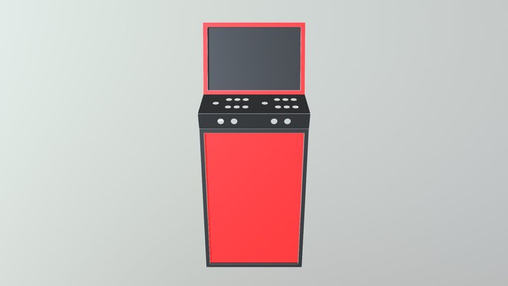 Modular Arcade Machine (complete) 3D Model