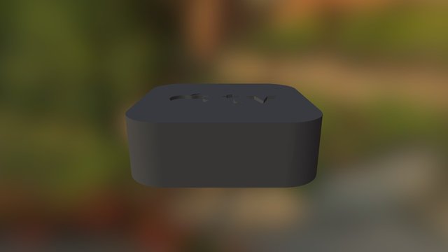New Apple TV 4 Model 3D Model