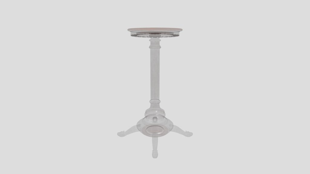 Antique Pedestal Occasion Table Ornate