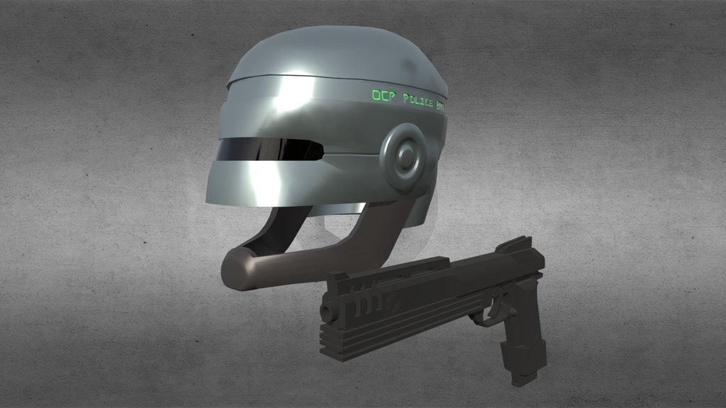 OCP-Murphy's RoboCop Helmet and Auto 9