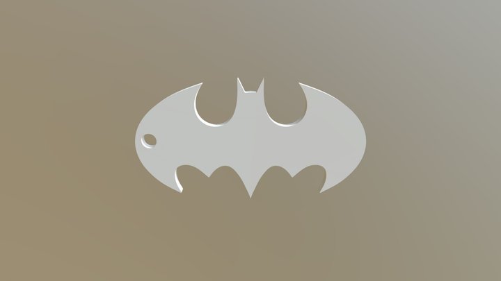 Batman - Chaveiro 3D Model