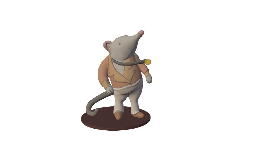 #251 - Disco Rat - Rebecca Kozel - 3d Model By 3d Art Geeks (@kcs 