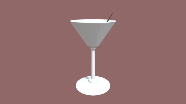 Object6 - Martini Glass 3D Model