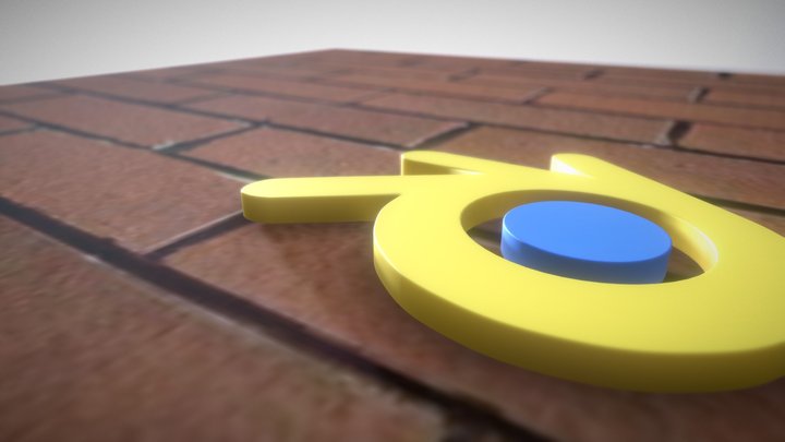 Logotipo Blender 3D Model