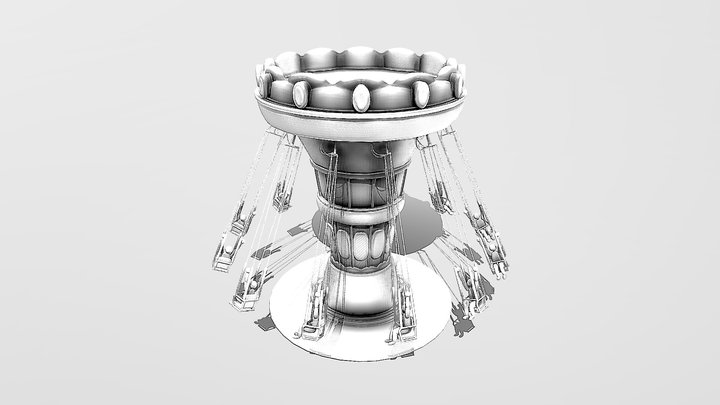 Swing Ride - Day 28 #3DInktober2019-Ride – Modello 3D gratuito STL