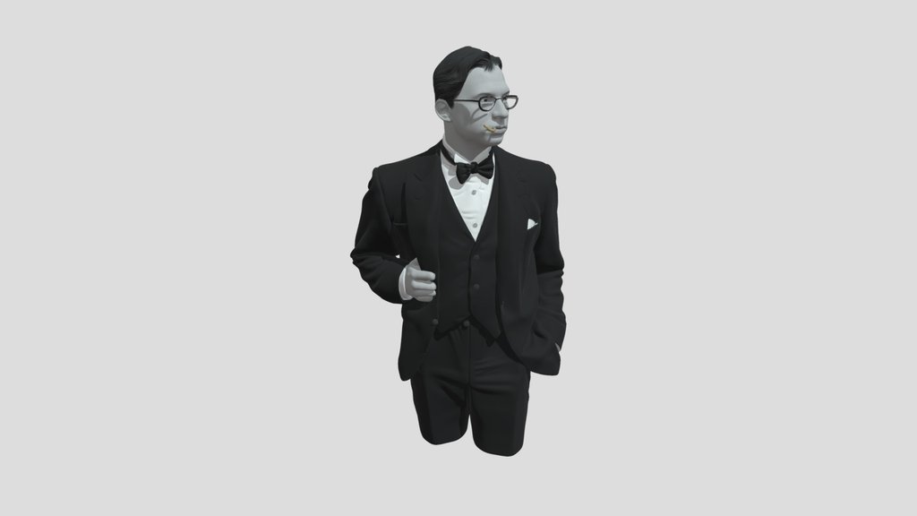 Tuxedo+man+3d+model