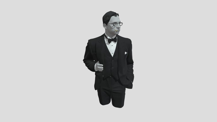 Tuxedo+man+3d+model 3D Model