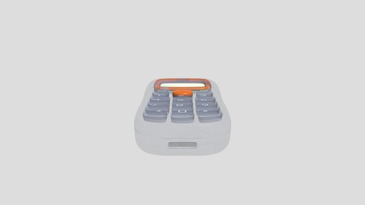 Cartoon Style Retro Mobile Phone