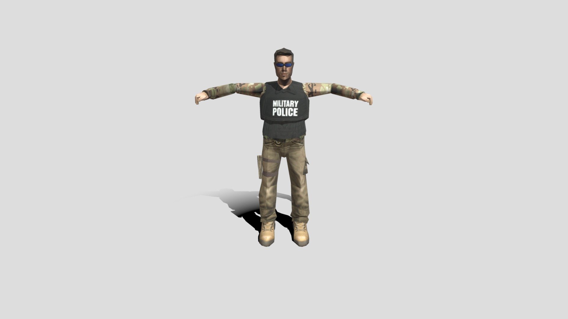 MilitaryPolice - 3D model by CarlosAdler3d [129d999] - Sketchfab