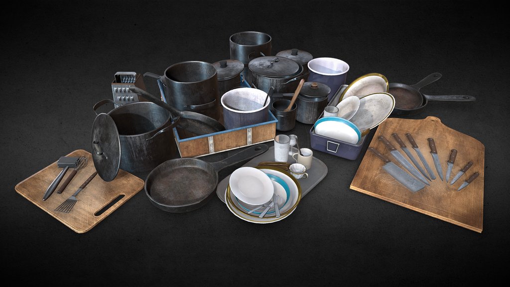 Restaurant Kitchen Set - Part 1