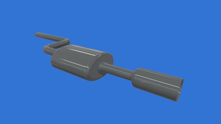 muffler-one-piece 3D Model