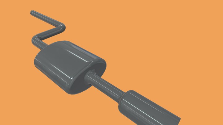 muffler-one-piece 3D Model