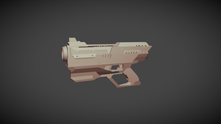 Plasma Gun 3D Model