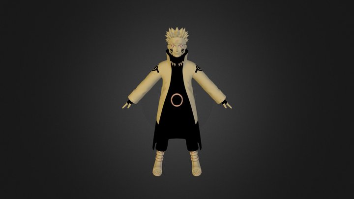 Naruto Six Path 3D Model