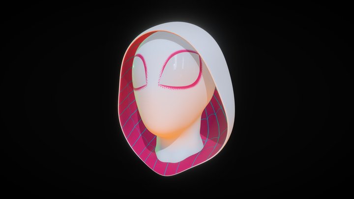 Spider-Gwen Mask (WIP) – Modèle 3D gratuit STL