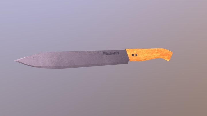 Knife Clean 3D Model