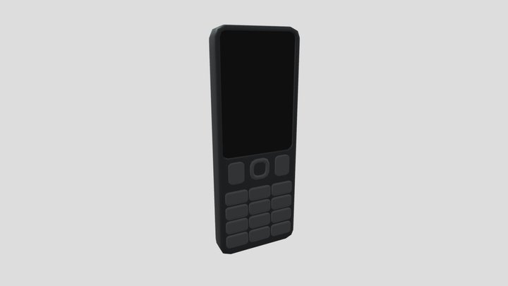 Old feature phone 3D Model