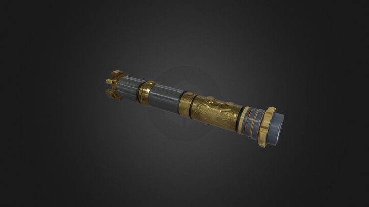Golden Accent Lightsaber Hilt | Star Wars