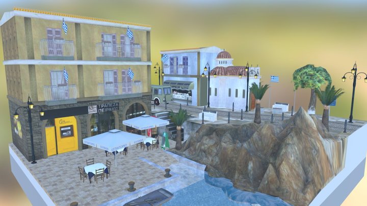 1DAE15_Stal_Cornelis_CityScene 3D Model