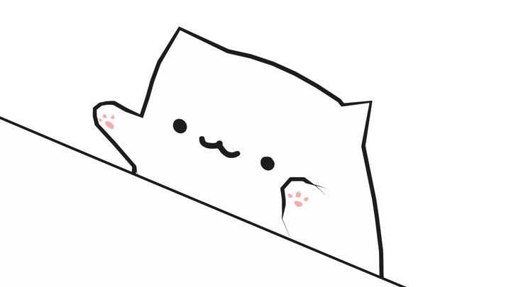 Bongo cat 3D Model