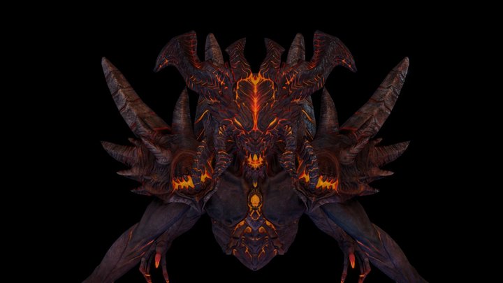 Fanart_Diablo 3D Model