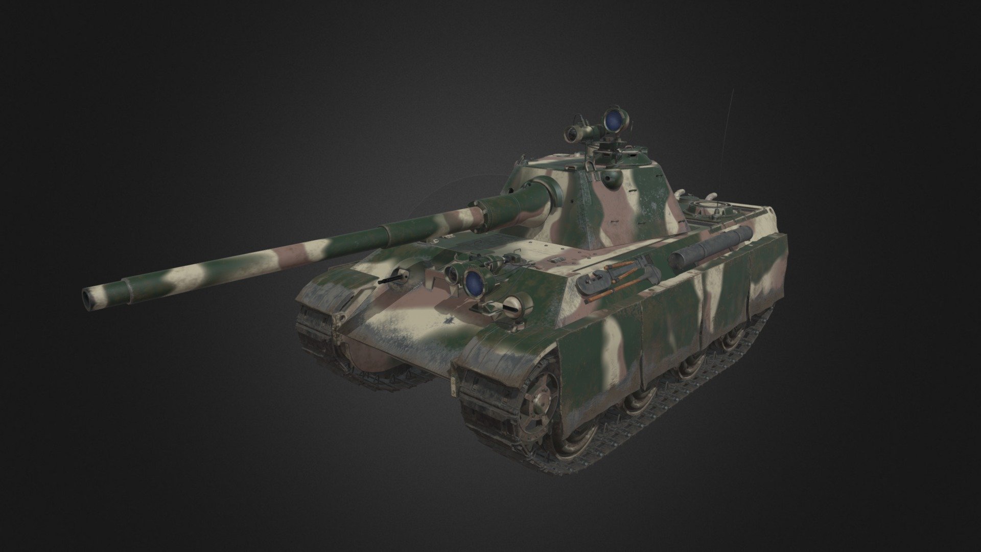 Panther II - Download Free 3D model by Se_Oscar_Ya [12a6d98] - Sketchfab