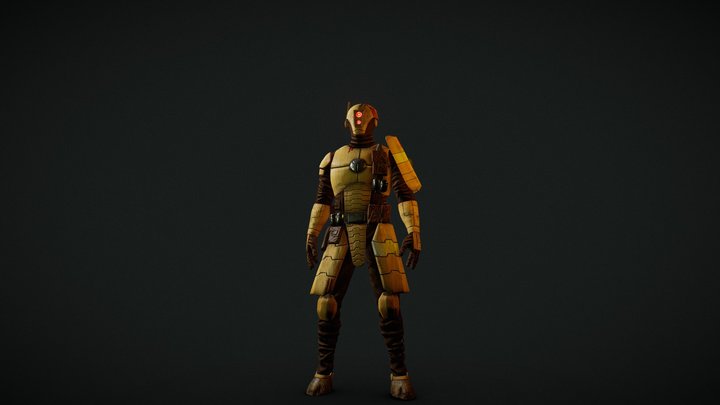 Fire warrior 3D Model