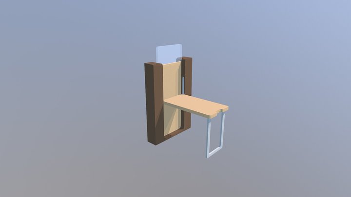 Desk 3D Model