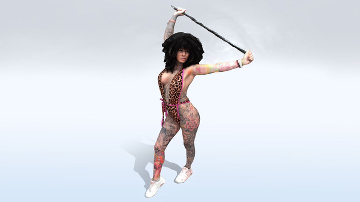 Female Scan - @milkieshakes Model Pose 5 3D Model