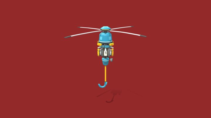 Moto-umbrella 3D Model
